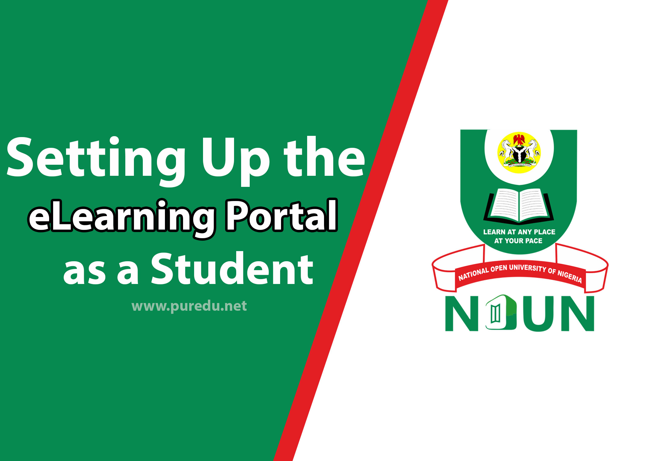 Setting up the eLearning Portal as a Student
